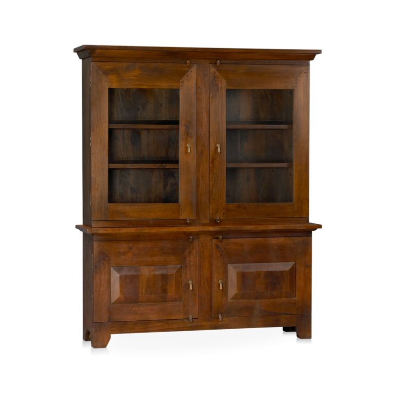 Basque Honey Large Buffet with Hutch Top