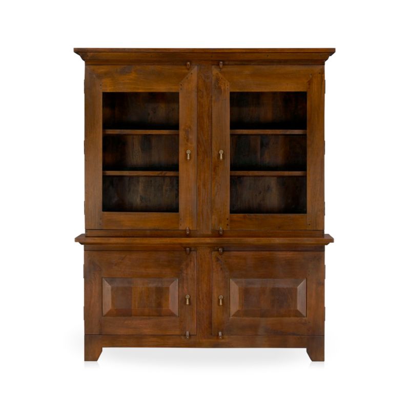 Basque Honey Large Buffet with Hutch Top
