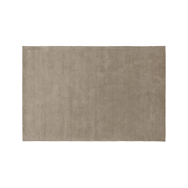 Baxter Putty Wool 9'x12' Rug Crate and Barrel