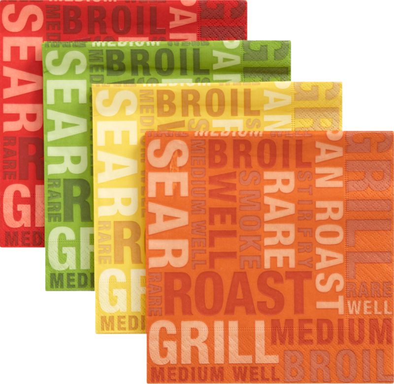 Barbecue Luncheon Napkins Set of 20
