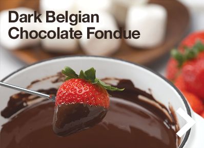 Dark Belgian Chocolate Fondue