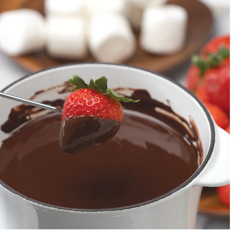 Dark Belgian Chocolate Fondue