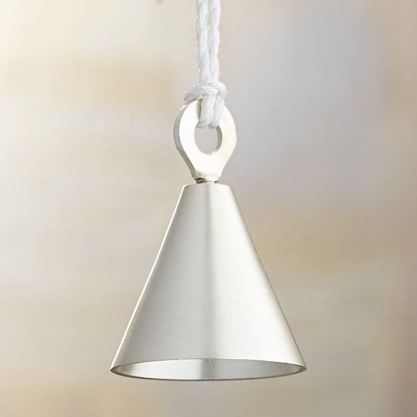 silver cone bell ornament in view all ornaments crate silver cone bell ornament in view all ornaments crate