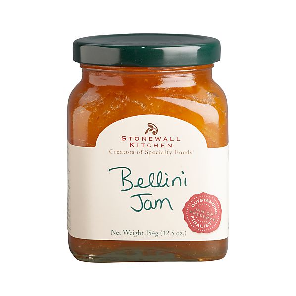 Bellini peach jam jar