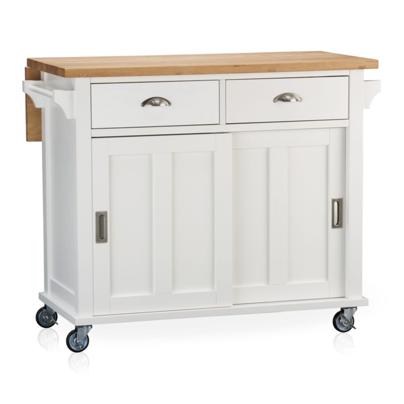 Belmont White Kitchen Island