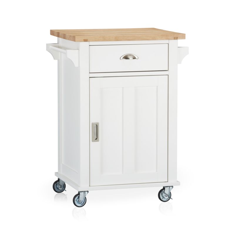 Belmont White Kitchen Cart