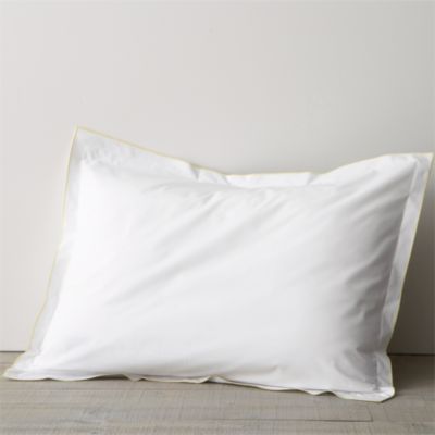 Belo Yellow Standard Flange Pillow Sham