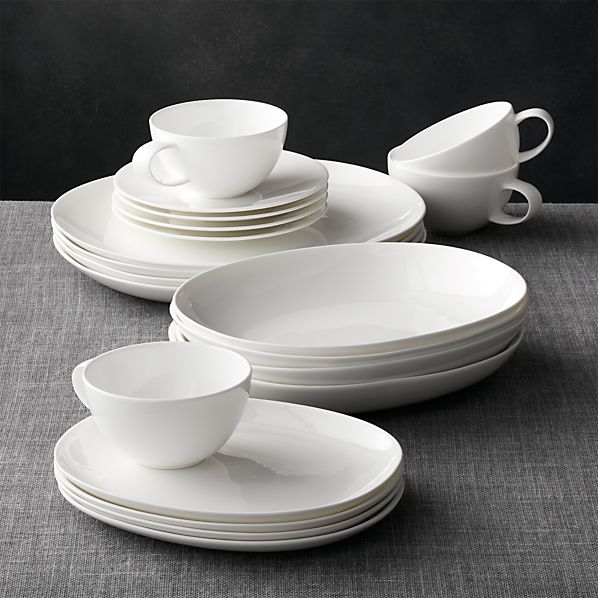 Oval 20Piece Dinnerware Set in Dinnerware Collections Crate