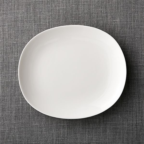 Oval Dinner Plate in Dinnerware Collections Crate and Barrel
