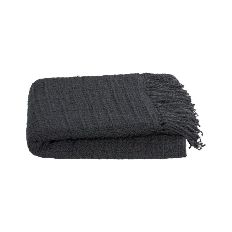 Bexley Slate Grey Throw