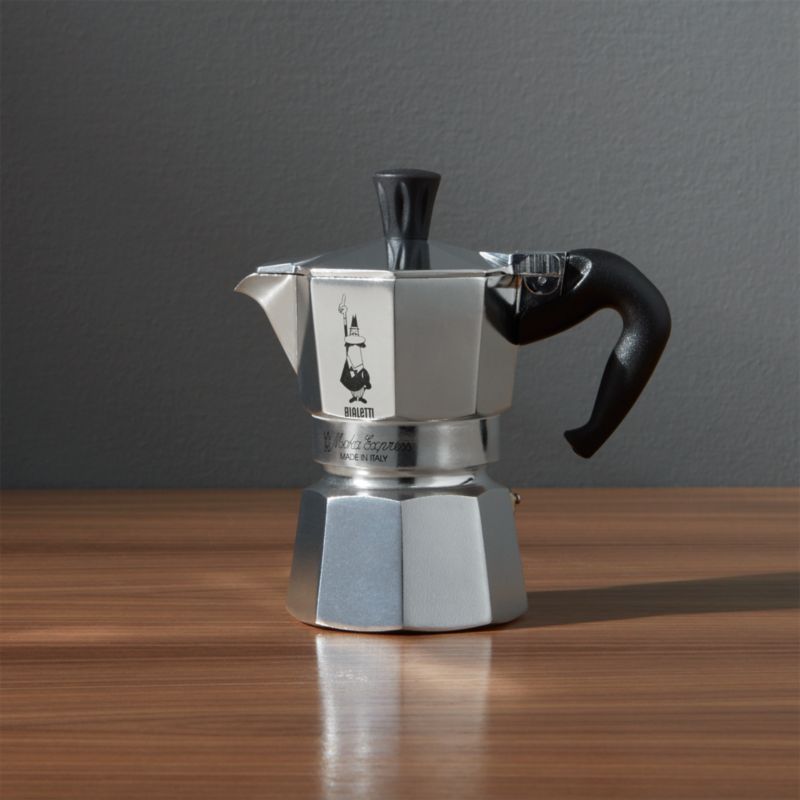 Bialetti ® Moka Aluminum 1Cup Espresso Maker Crate and Barrel