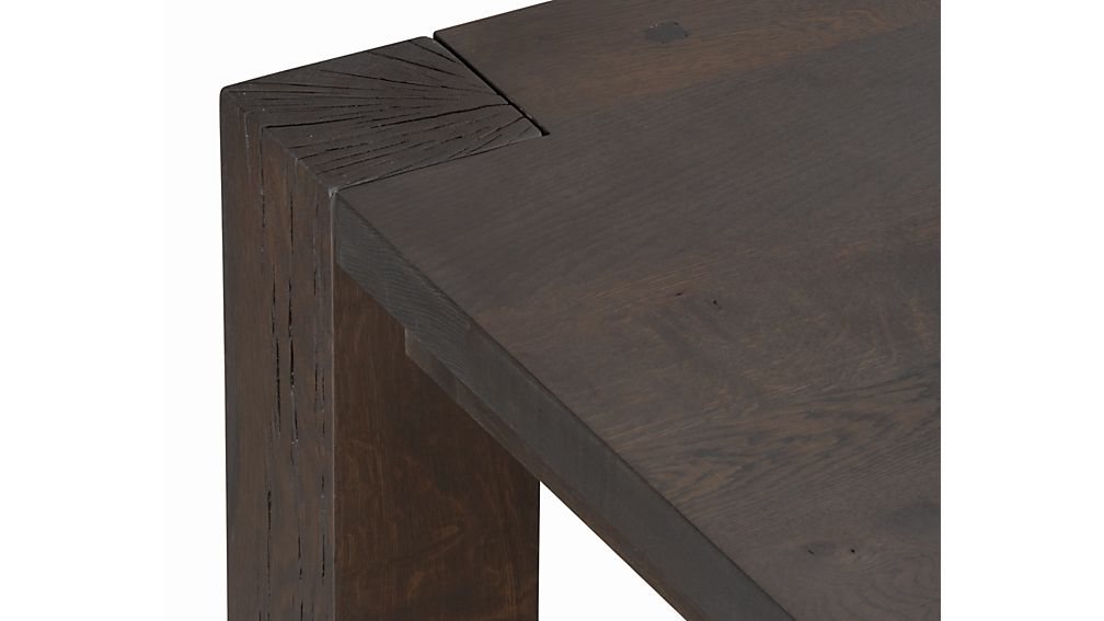 Big Sur Charcoal 90.5" Dining Table Crate and Barrel