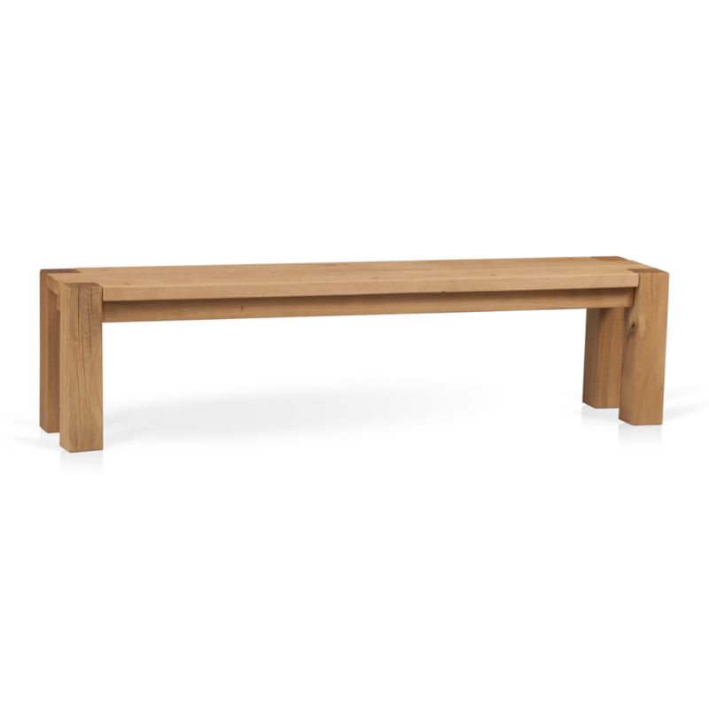 Natural 71.5" Bench (sized for Big Sur 90.5" Dining Table).