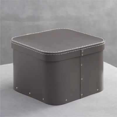 Bigso® Grey Small Square Storage Box