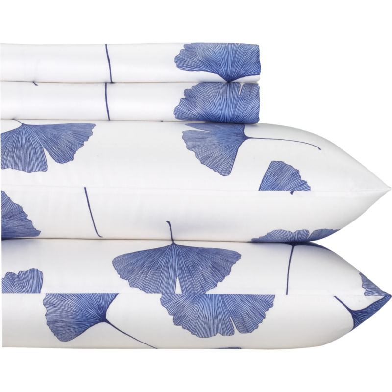 Marimekko Biloba Blue Full Sheet Set