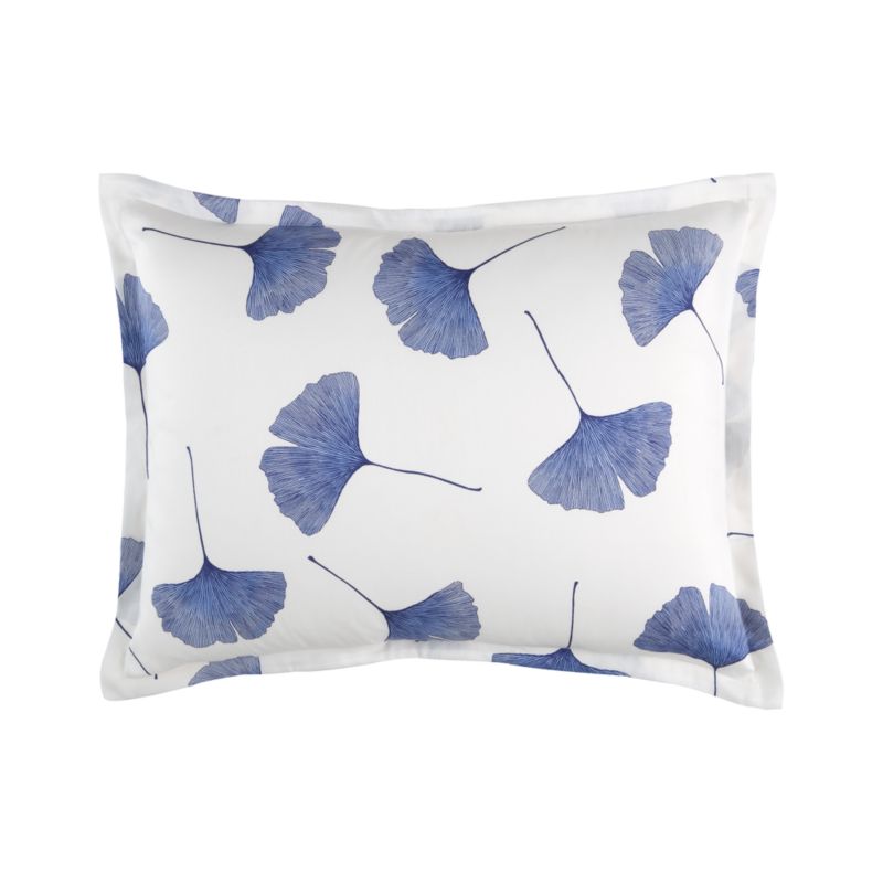 Marimekko Biloba Blue Standard Sham