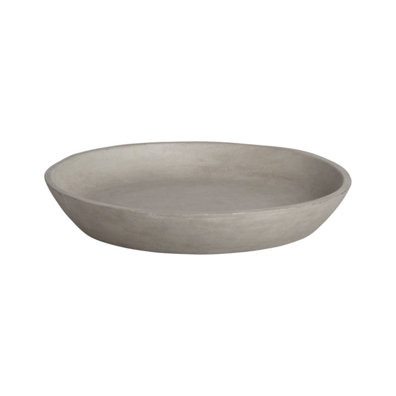Dark Grey Birdbath Bowl