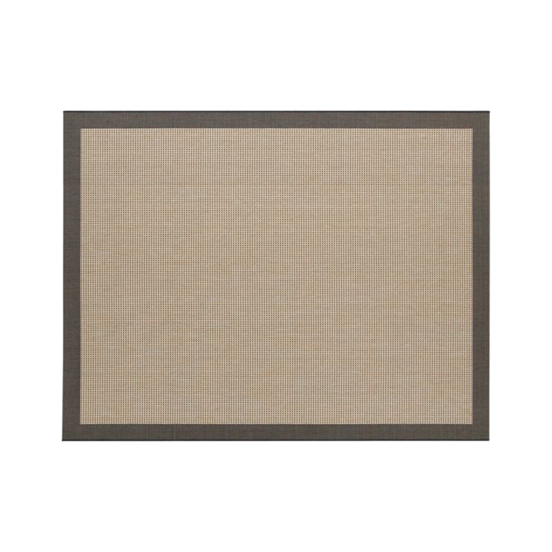 Biscayne Black 8'x10' Indoor-Outdoor Rug