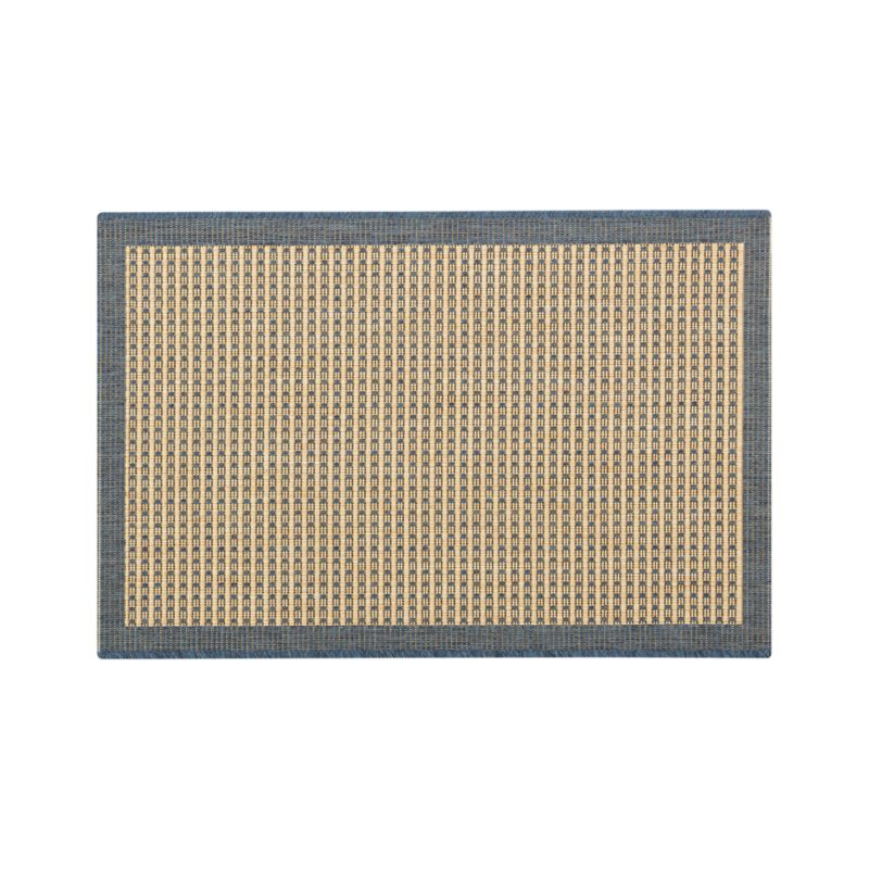 Biscayne Blue 2'x3' Indoor-Outdoor Rug