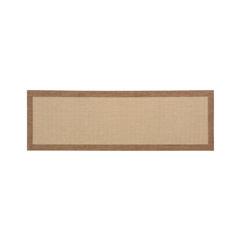 Biscayne Pecan 2.5'x8' Indoor-Outdoor Runner
