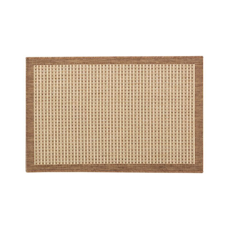 Biscayne Pecan 2'x3' Indoor-Outdoor Rug