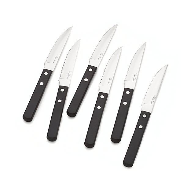 Set of 6 Robert Welch ® Bistro Steak Knives Crate and Barrel