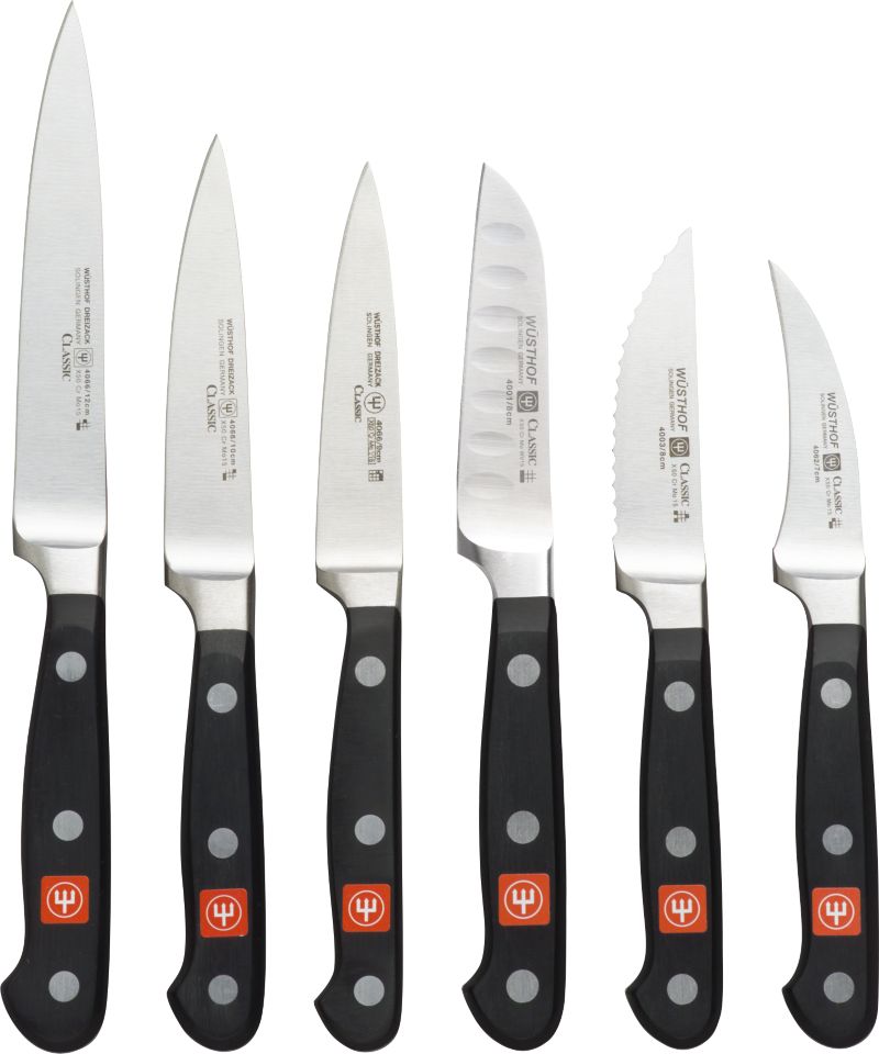 Wusthof (r) Classic Black Utility/Paring Knives
