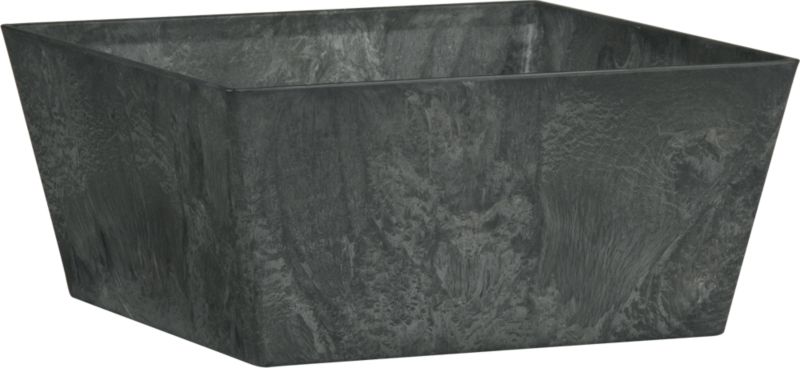 Black Square Planter