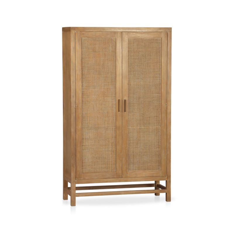 Blake Grey Wash 2-Door Cabinet
