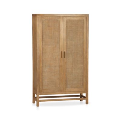 Blake Grey Wash 2-Door Cabinet