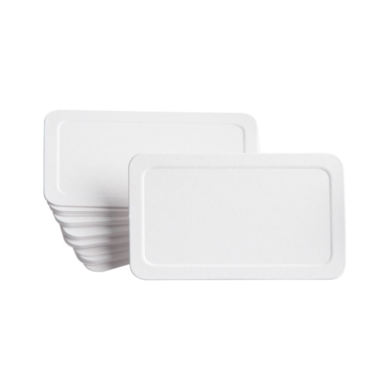 Set of 24 Blank Embossed Placecards