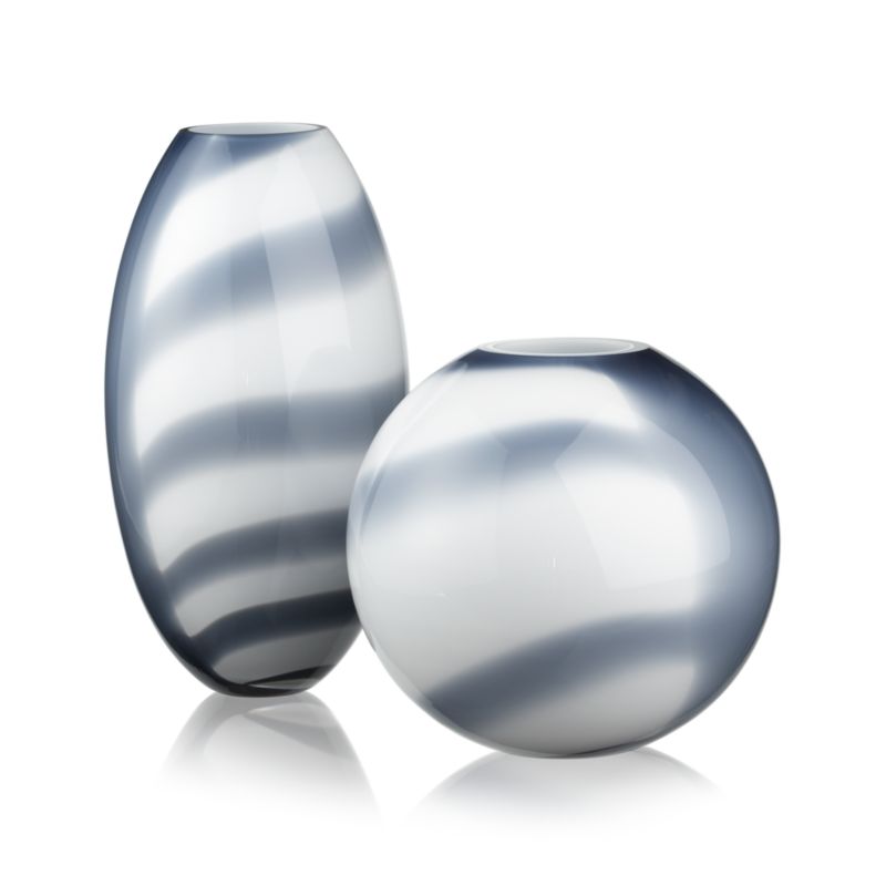 Ombre Blue Vases