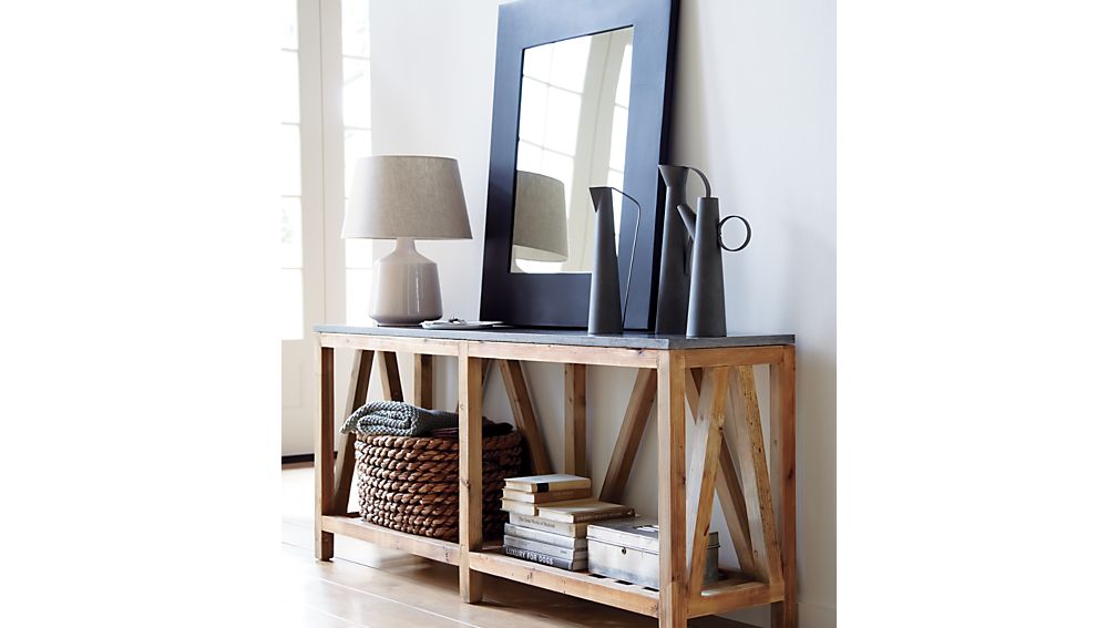 Bluestone Console Table Crate and Barrel