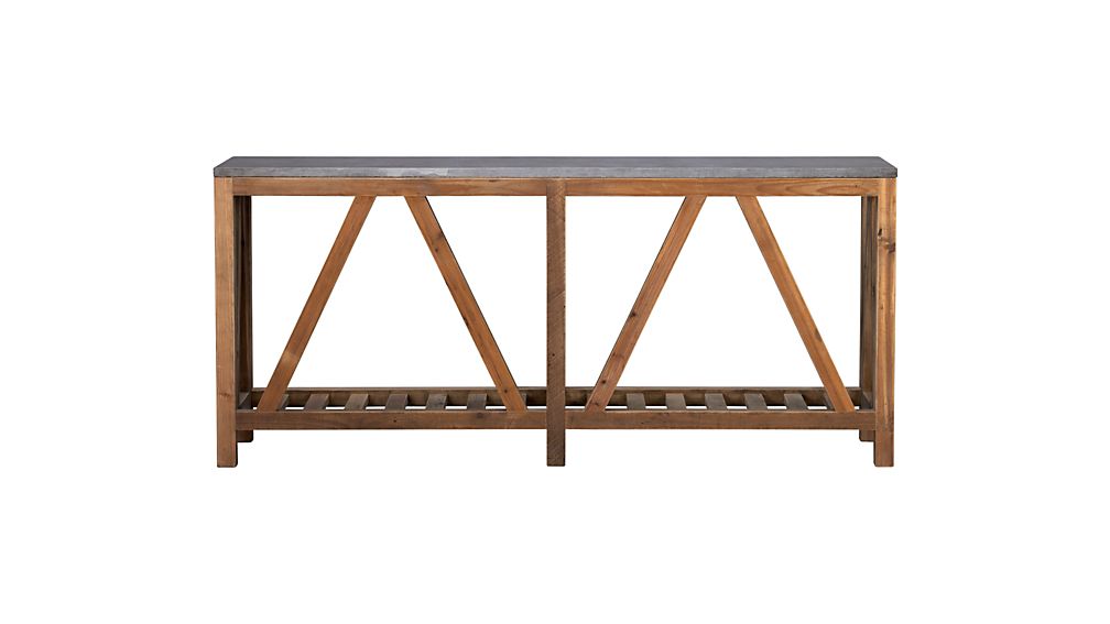 Bluestone Console Table Crate and Barrel