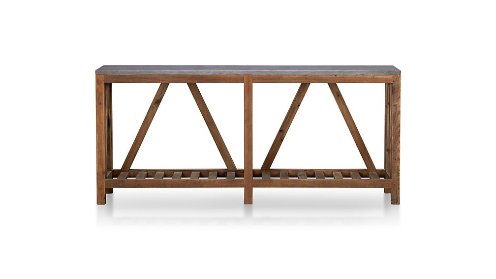 Bluestone Console Table Crate and Barrel
