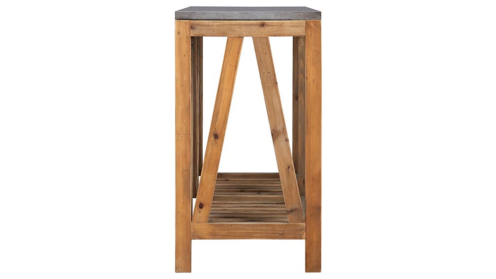 Bluestone Console Table Crate and Barrel