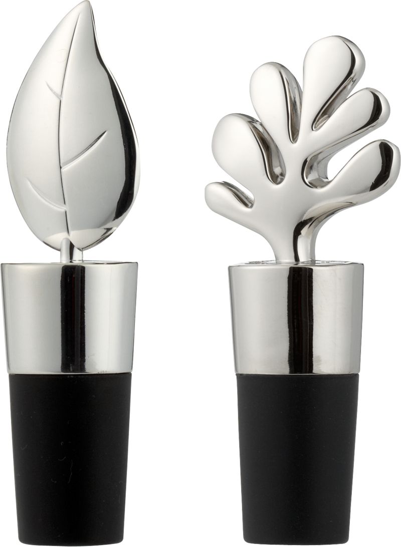 Botanical Bottle Stoppers Set of Two