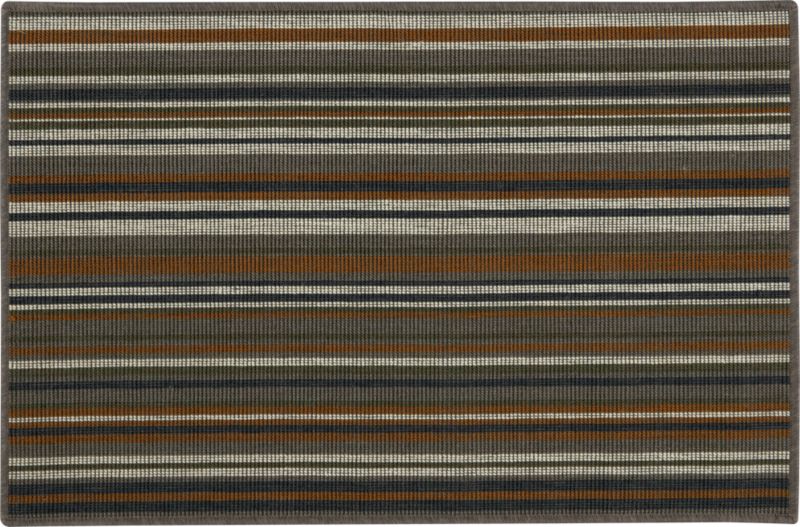 Stripe Neutral Bouclé Rug