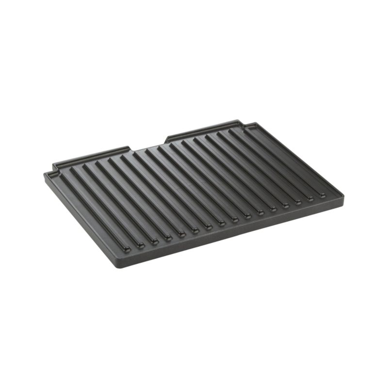 Breville® Smart Grill Ribbed Grill Plate. 13.5"Wx10.25"Dx1"H