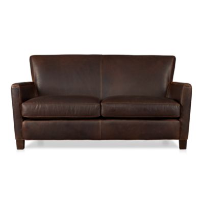 Briarwood Leather Loveseat