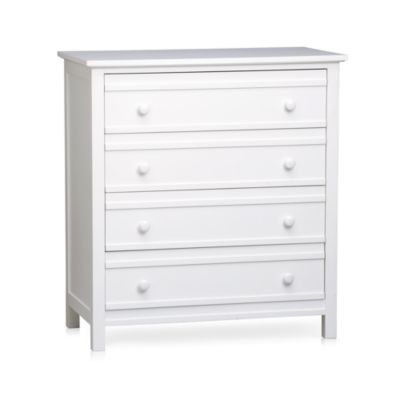 Brighton White 4-Drawer Chest