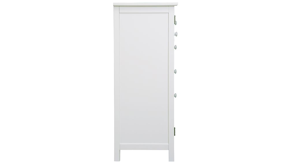 Brighton White Wardrobe in Armoires Crate and Barrel