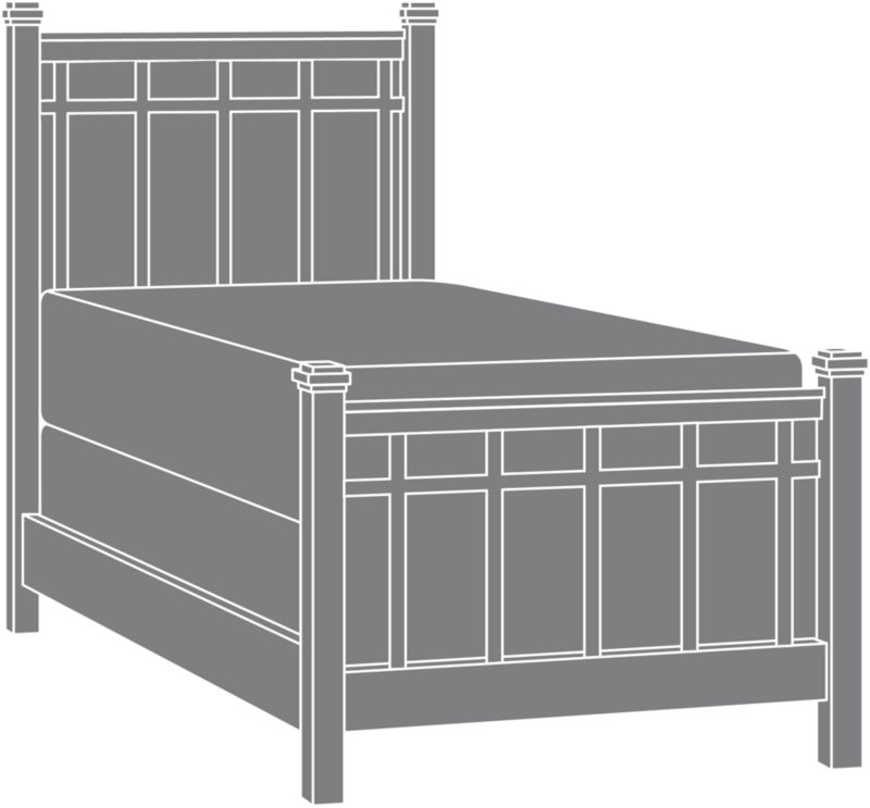 Coffee Twin Bed