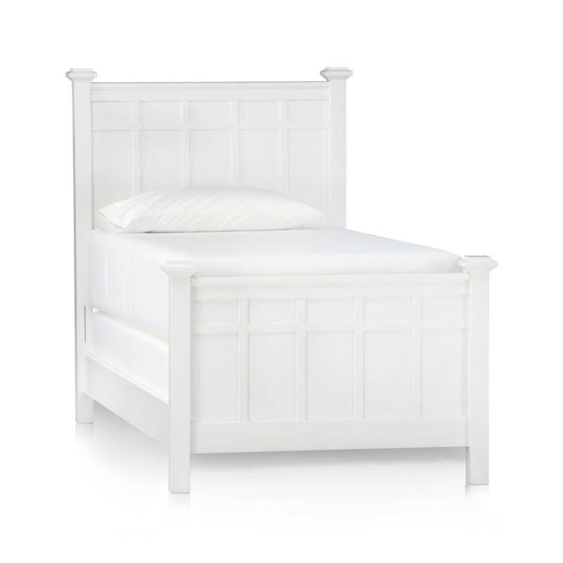 Brighton White Twin Bed