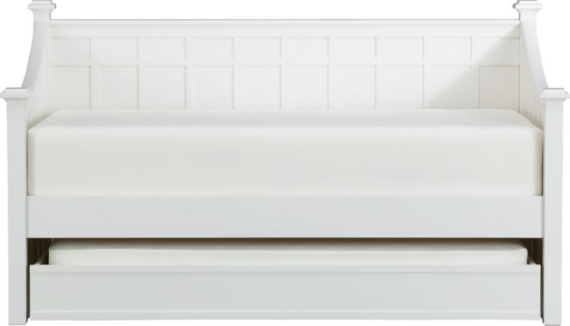 Brighton White Daybed with Trundle
