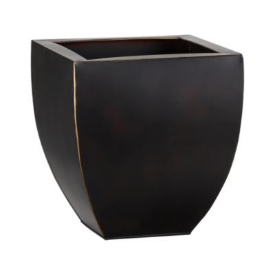 Large Bronze Tapered Planter