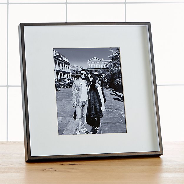 Brushed Antique Bronze 8x10 Frame Crate and Barrel