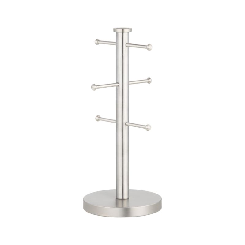 Brushed Stainless Mug Tree