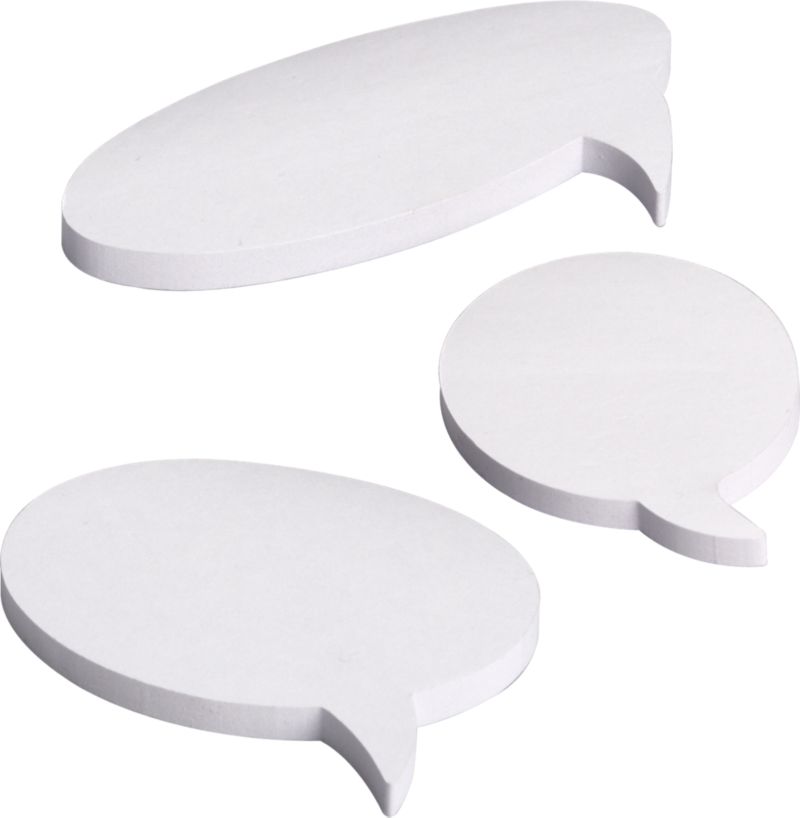 Set of 3 Bubble Sticky Notes