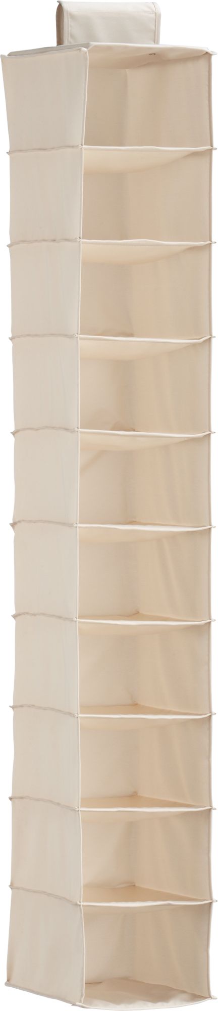 Buff 10-Section Hanging Shoe Bag